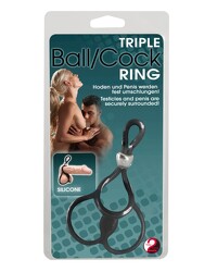 Penisring „Triple Ball/Cock Ring?? mit Hodenring